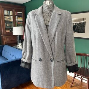 GAP Women's Gray Wool Blazer Size 6